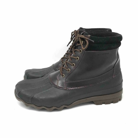 Sperry Top Sider Brewster Duck Boots Winter Rain Brown 13 main image 5